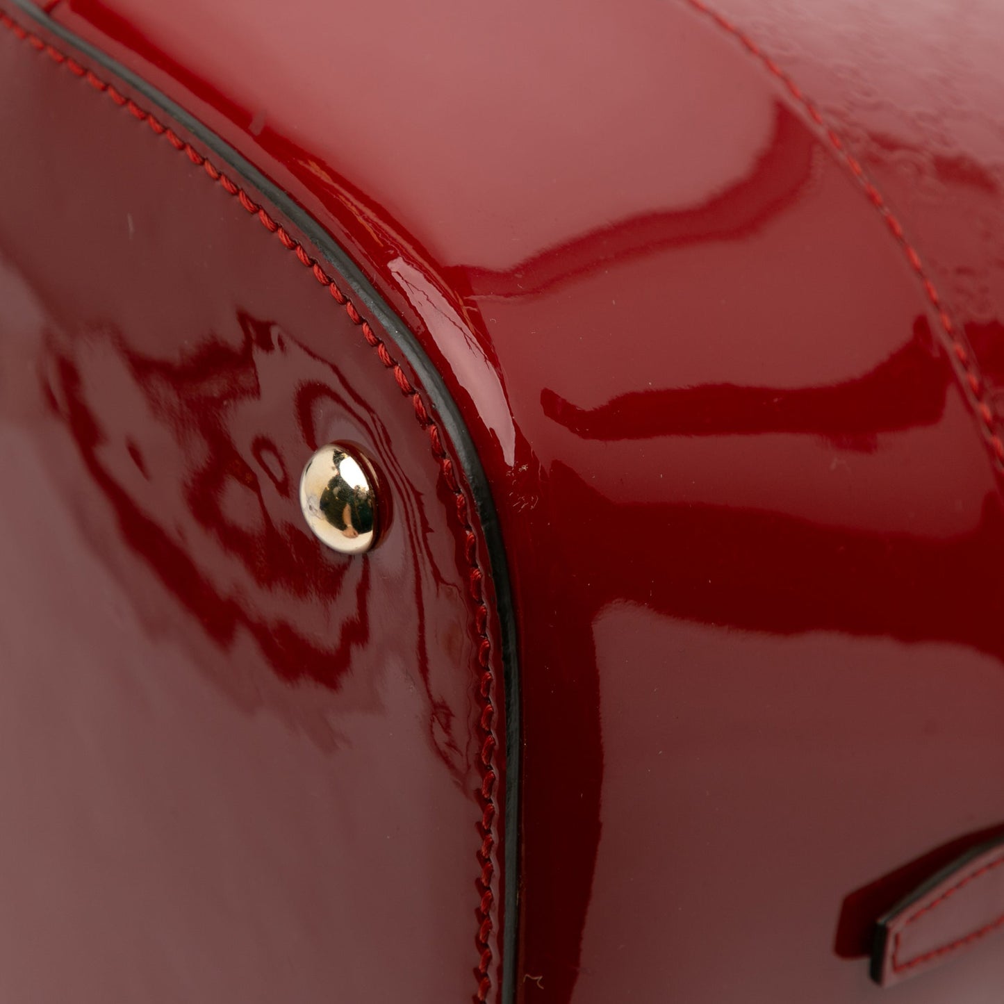 Gucci Large Microguccissima Patent Nice Dome Top Handle Bag
