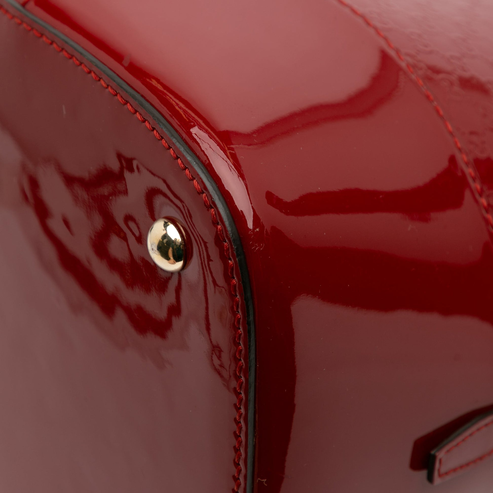 Gucci Large Microguccissima Patent Nice Dome Top Handle Bag