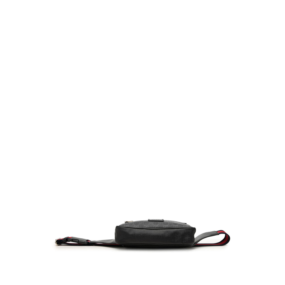 Gucci GG Supreme Web Belt Bag — Black