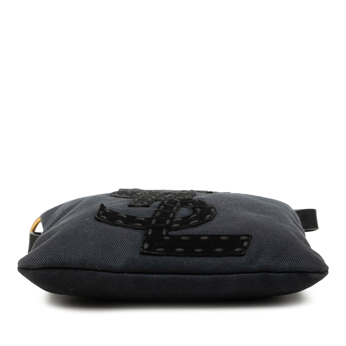 Saint Laurent Denim Monogram Kahala Crossbody