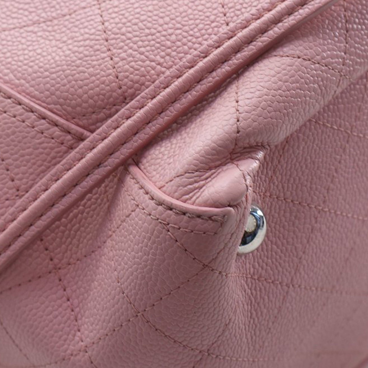 Chanel Small Quilted Caviar CC Pocket Tote