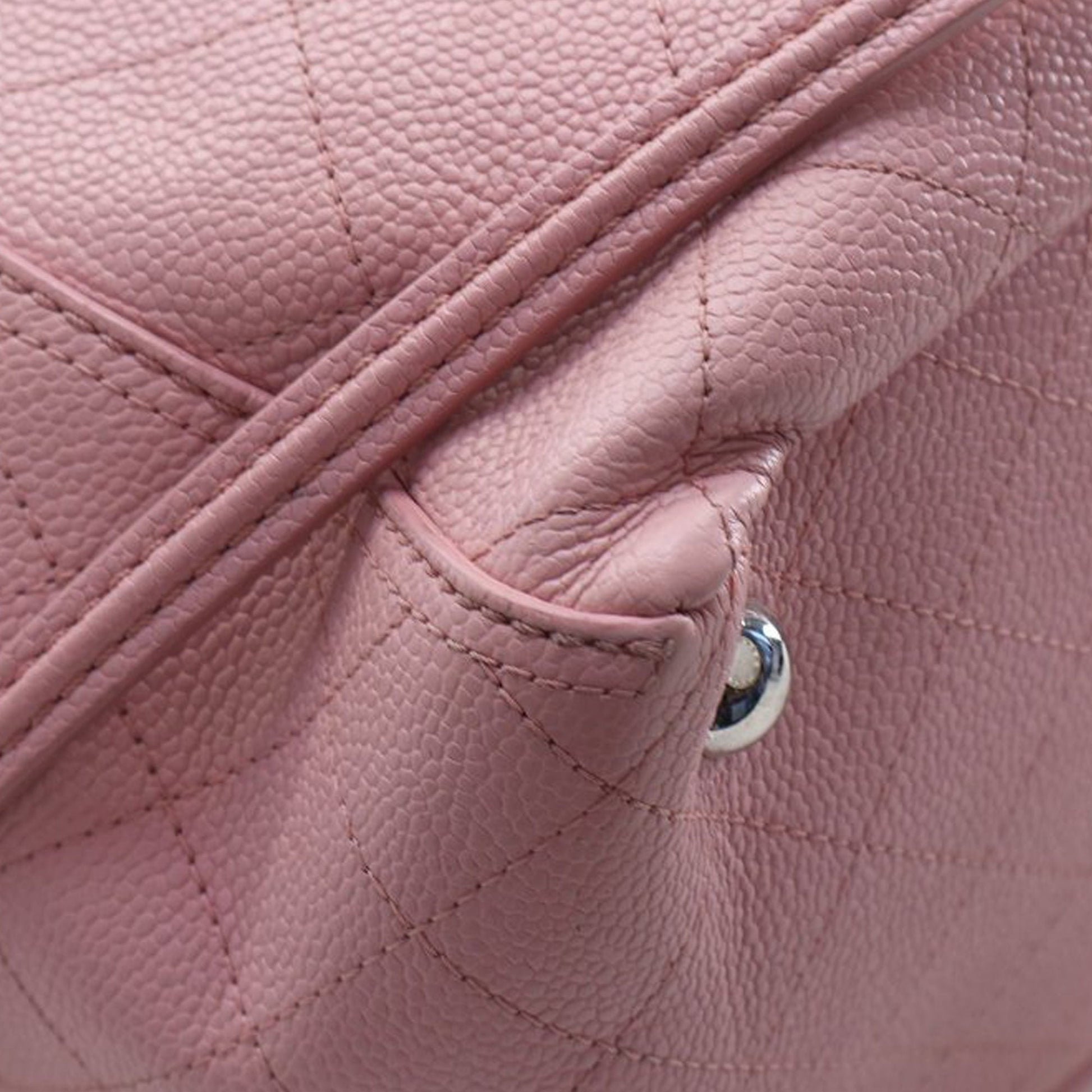 Chanel Small Quilted Caviar CC Pocket Tote