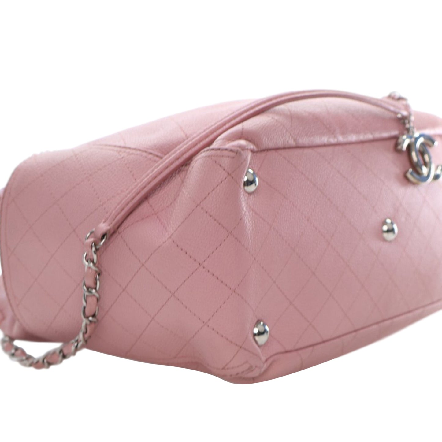 Chanel Small Quilted Caviar CC Pocket Tote