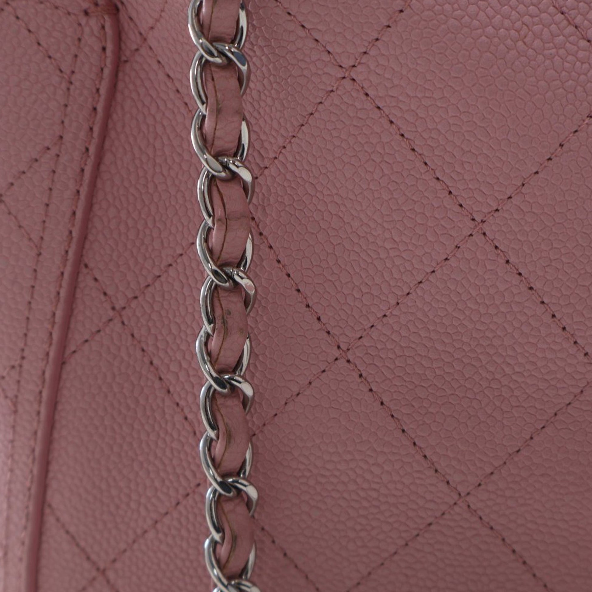 Chanel Small Quilted Caviar CC Pocket Tote