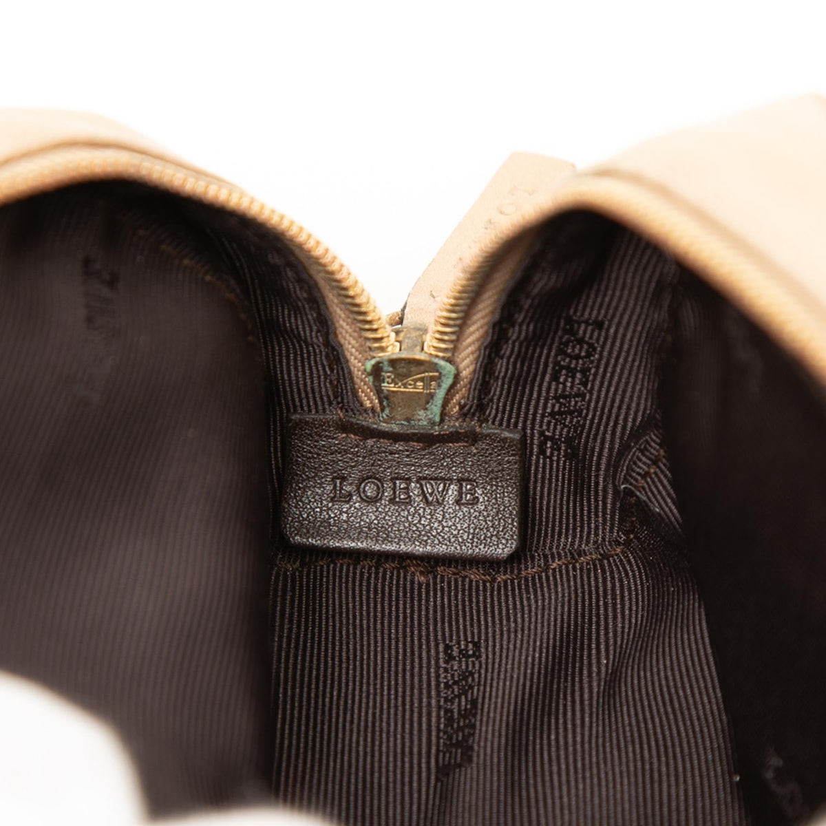 LOEWE Micro Metallic Leather Amazona Satchel