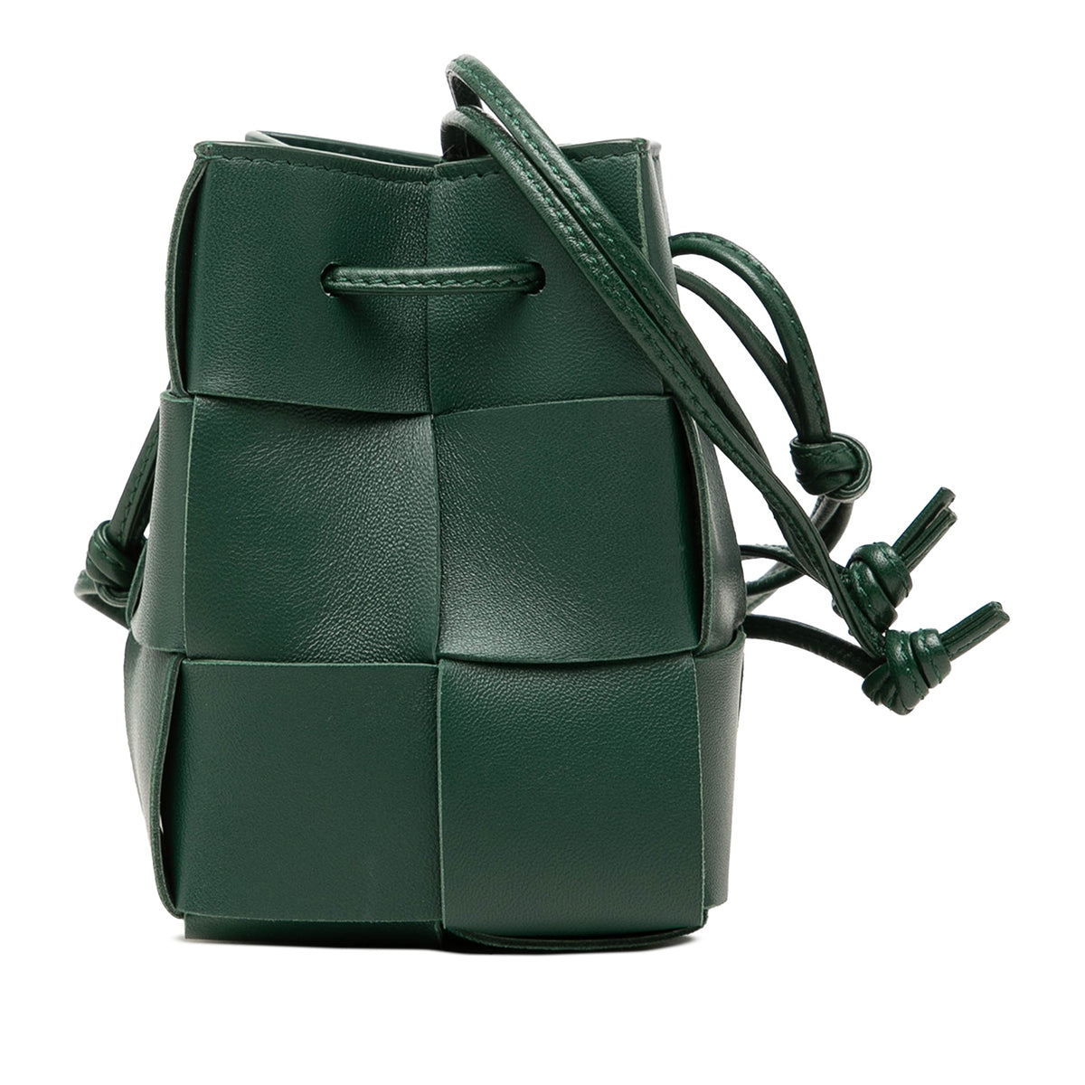 Bottega Veneta Mini Nappa Maxi Intrecciato Cassette Bucket Bag