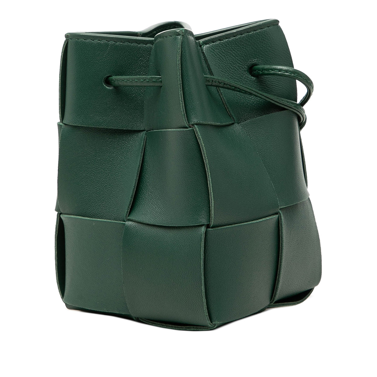 Bottega Veneta Mini Nappa Maxi Intrecciato Cassette Bucket Bag
