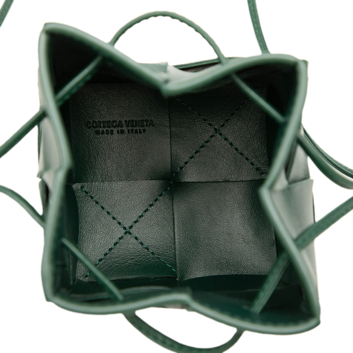 Bottega Veneta Mini Nappa Maxi Intrecciato Cassette Bucket Bag