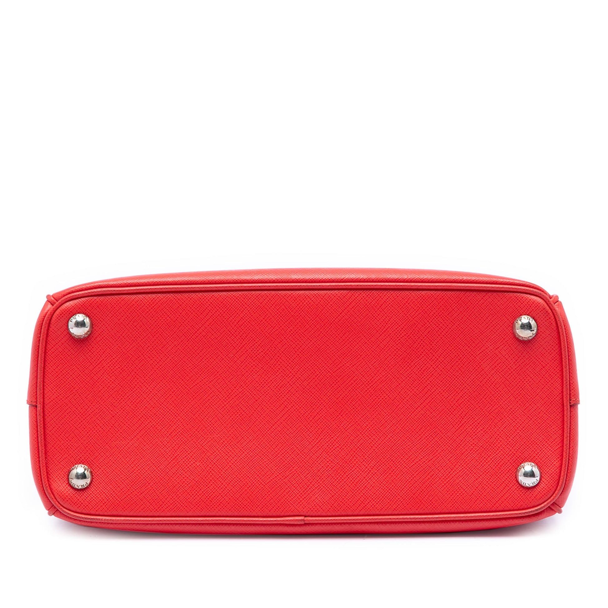 Prada Small Saffiano Lux Galleria Double Zip Satchel