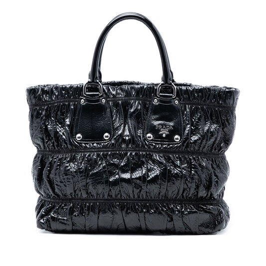 Prada Vernice Gaufre Satchel