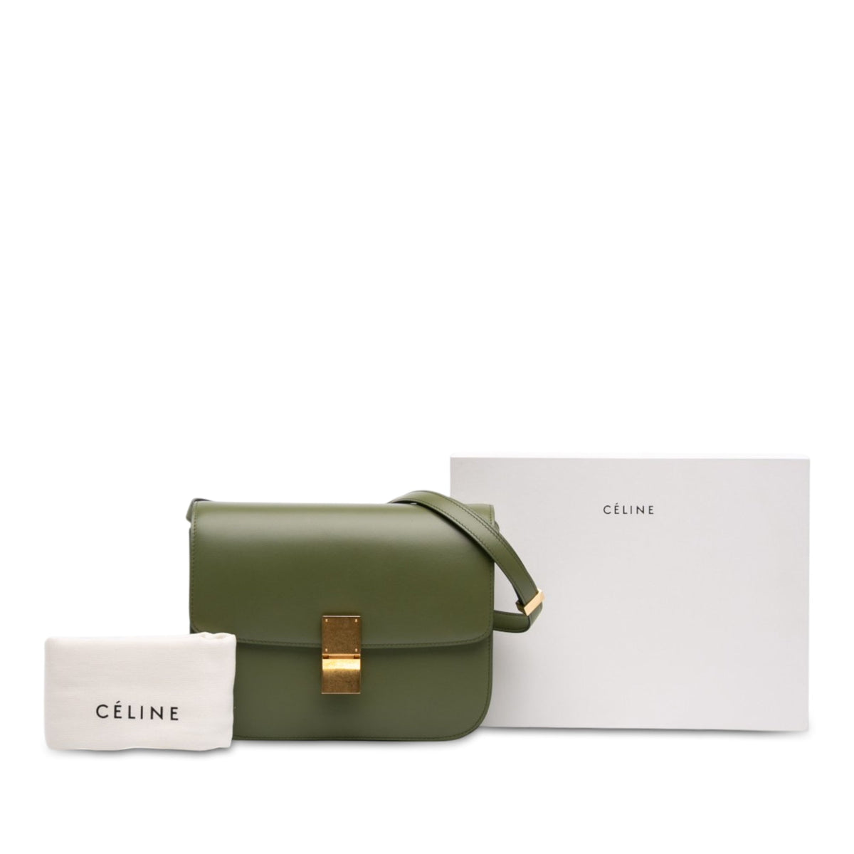 Celine Medium Calfskin Classic Box