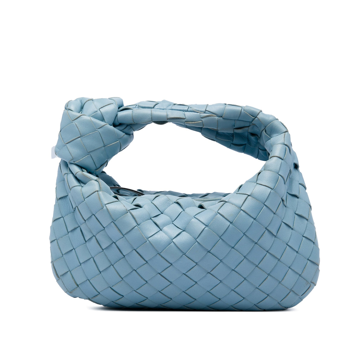 Bottega Veneta Mini Nappa Intrecciato Jodie — Blue