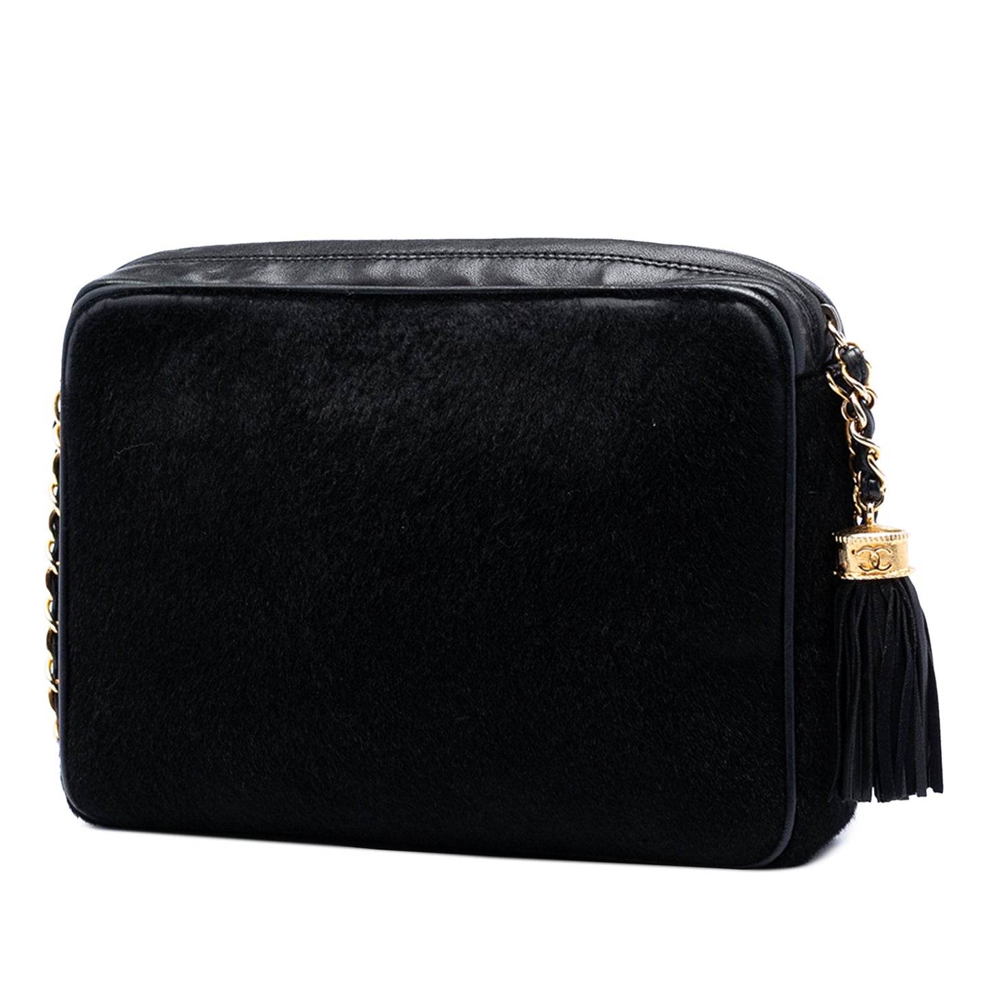 Chanel CC Ponyhair and Leather Tassel Camera Bag