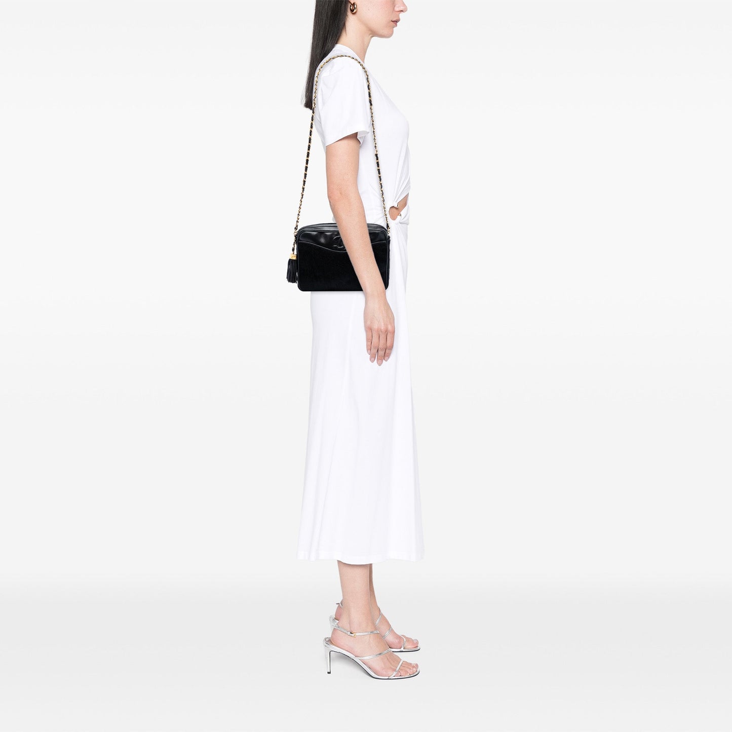 Chanel CC Ponyhair and Leather Tassel Camera Bag
