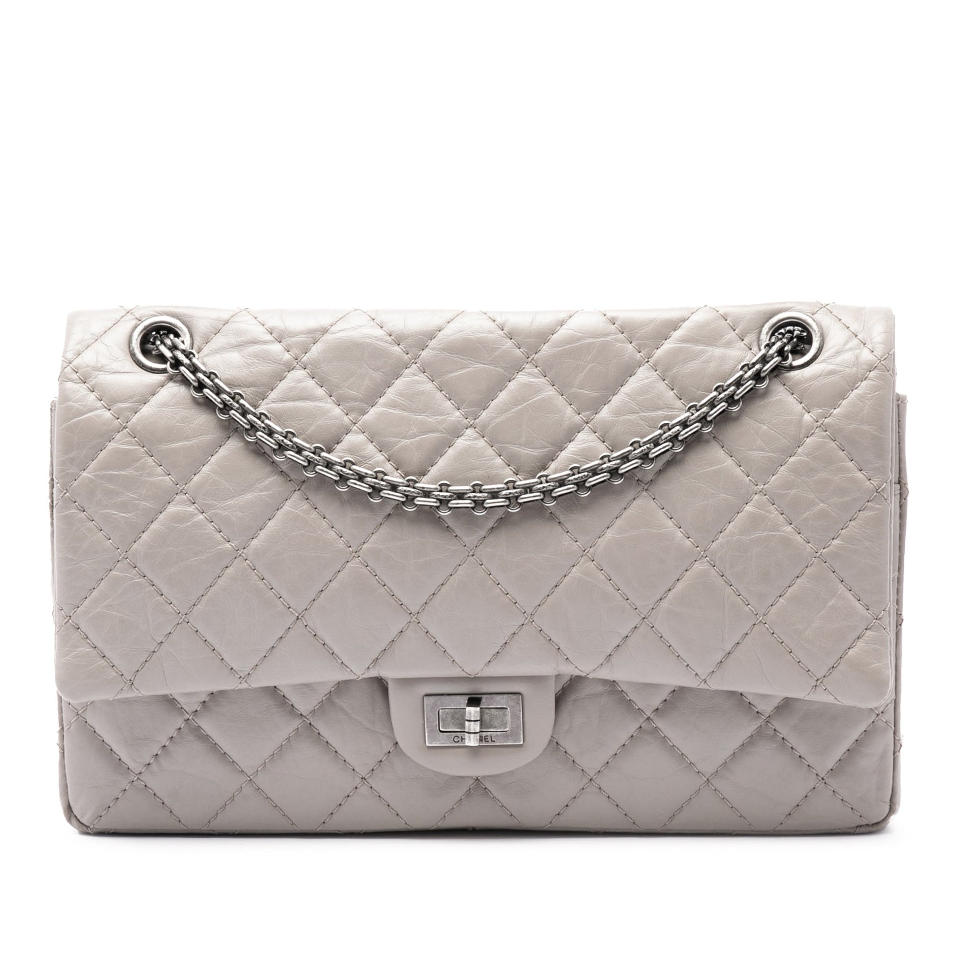 Chanel Quilted Aged Calfskin Reissue 2.55 Double Flap 226