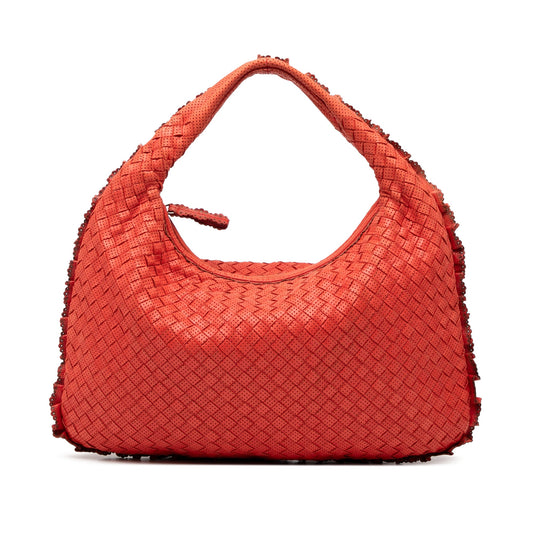 Bottega Veneta Small Perforated Nappa Intrecciato Veneta Hobo