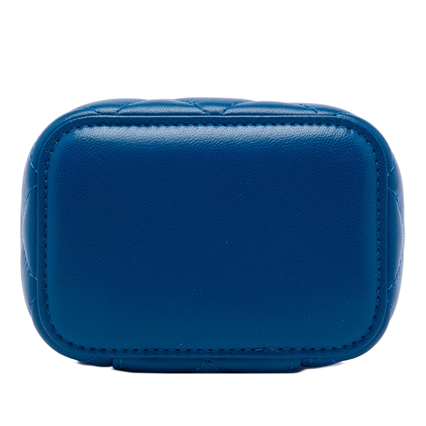 Chanel Mini Quilted Lambskin Pearl Crush Vanity Case With Chain