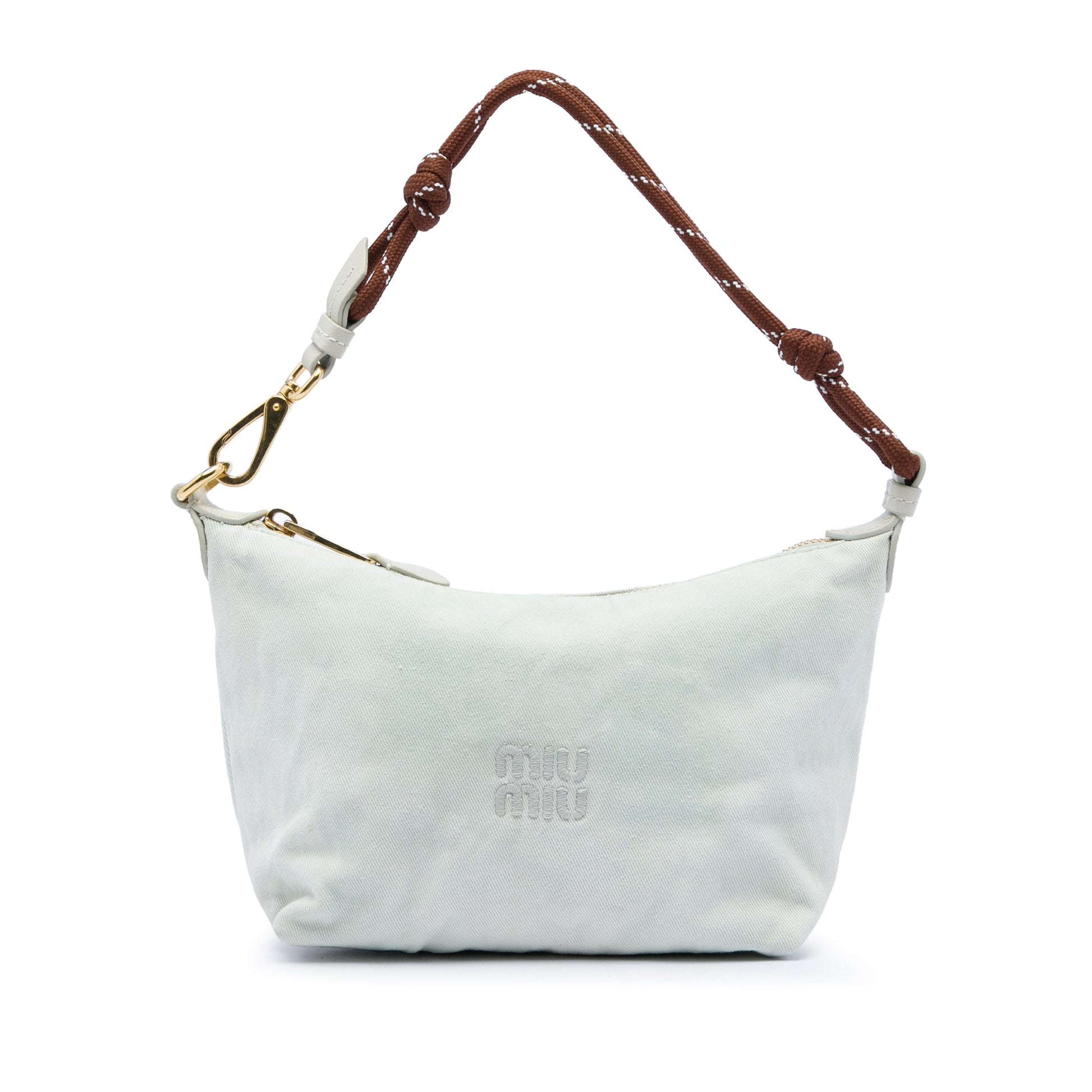 Miu Miu Cotton Gabardine Pouch