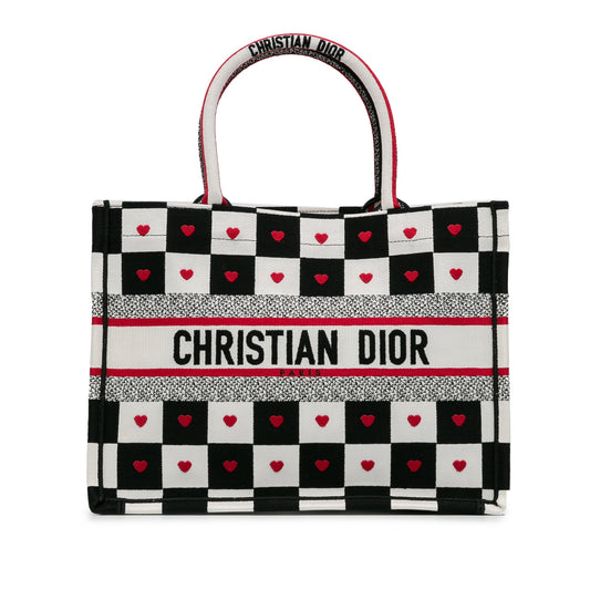 Dior DiorAmour Medium Canvas D-Chess Book Tote