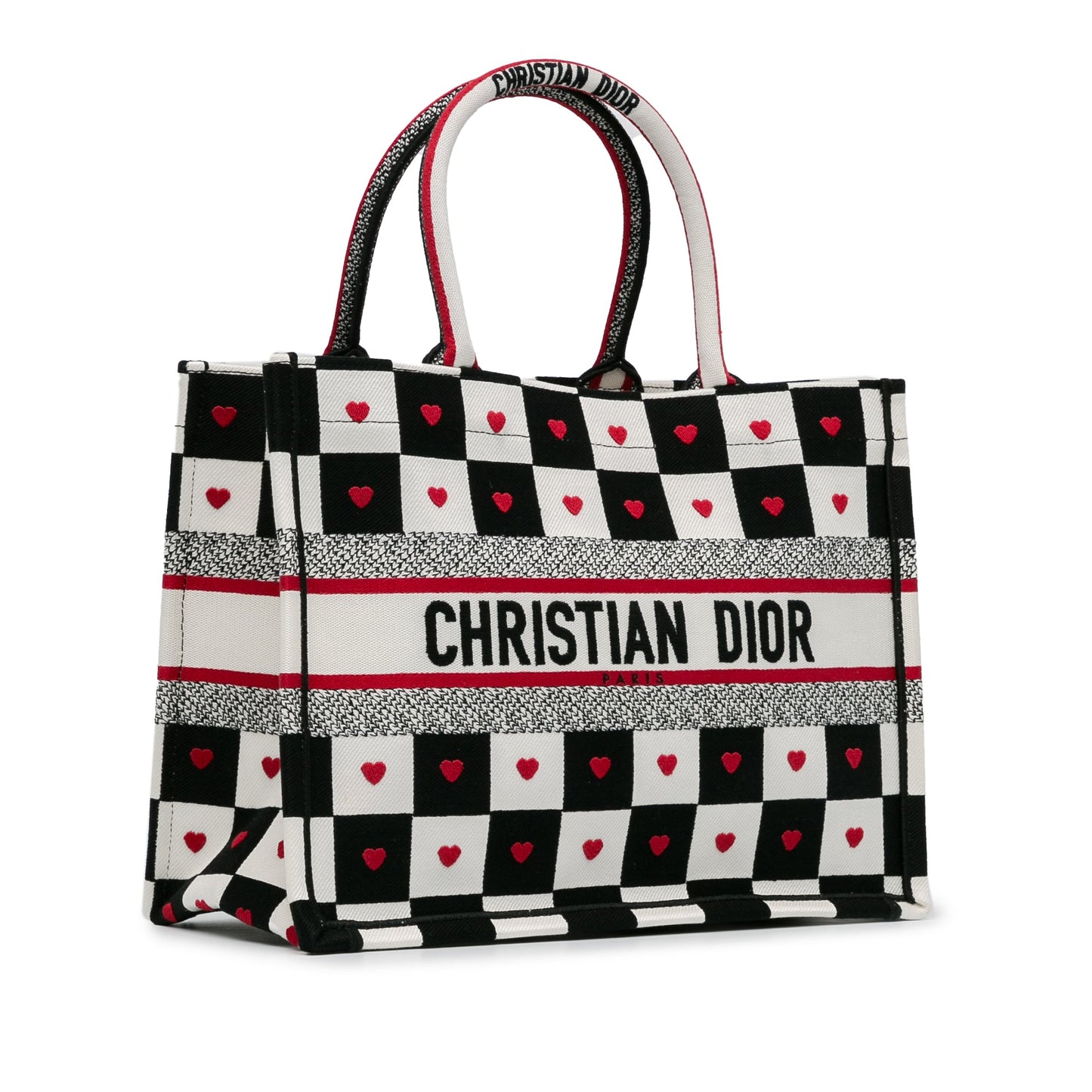 Dior DiorAmour Medium Canvas D-Chess Book Tote