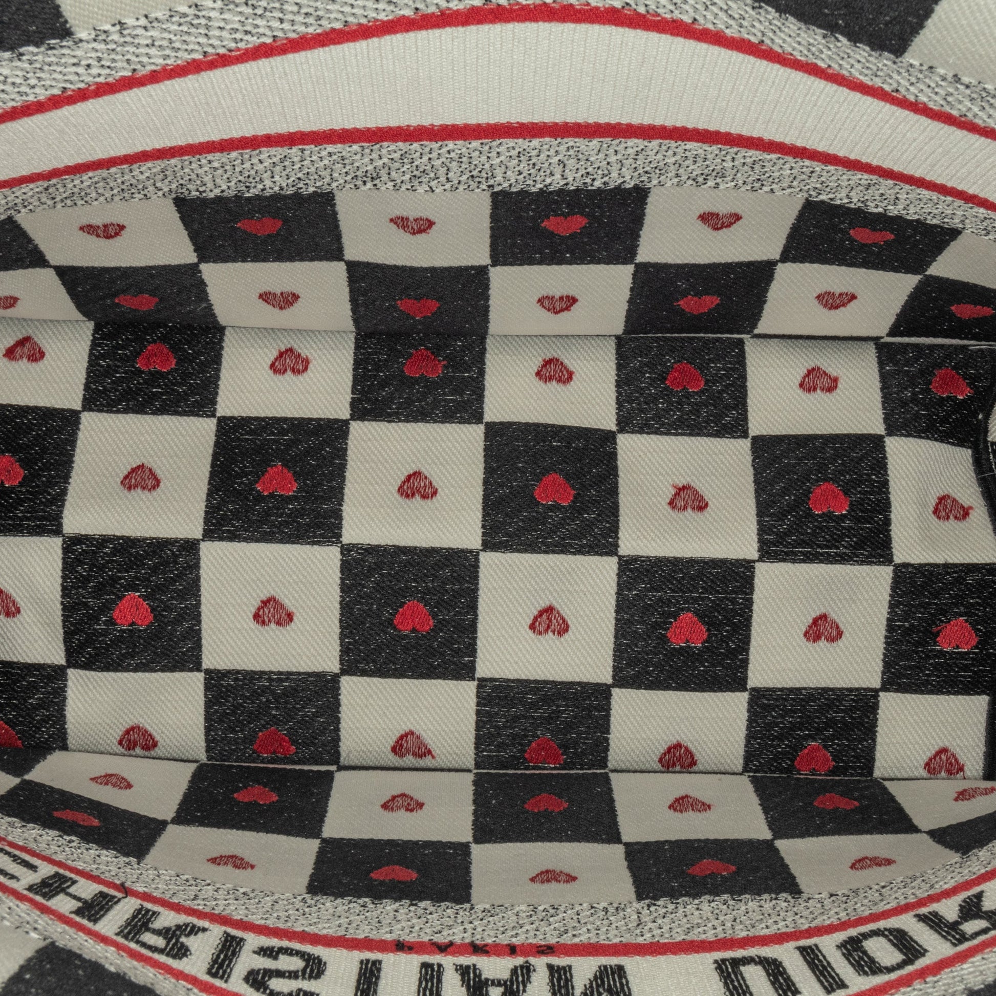 Dior DiorAmour Medium Canvas D-Chess Book Tote