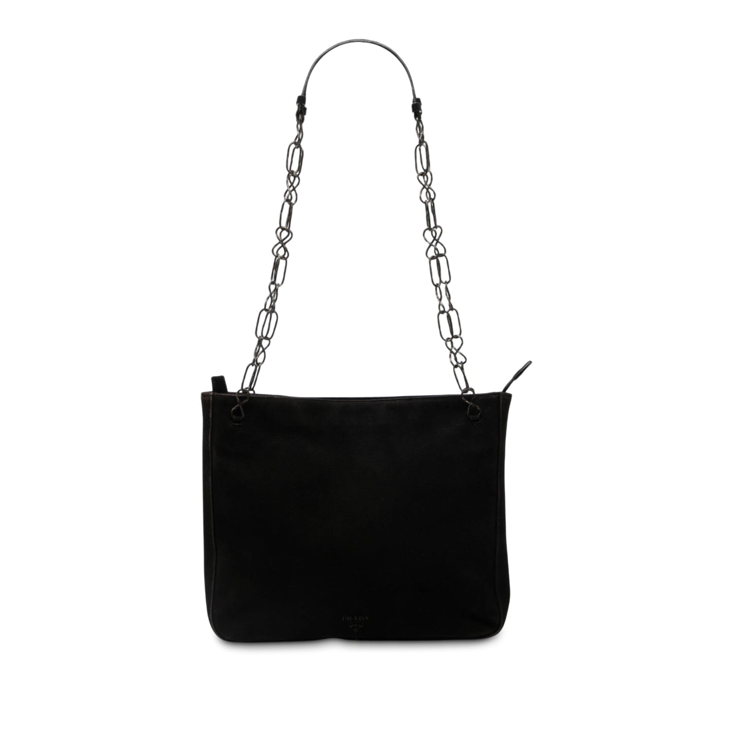 Prada Suede Chain Shoulder Bag