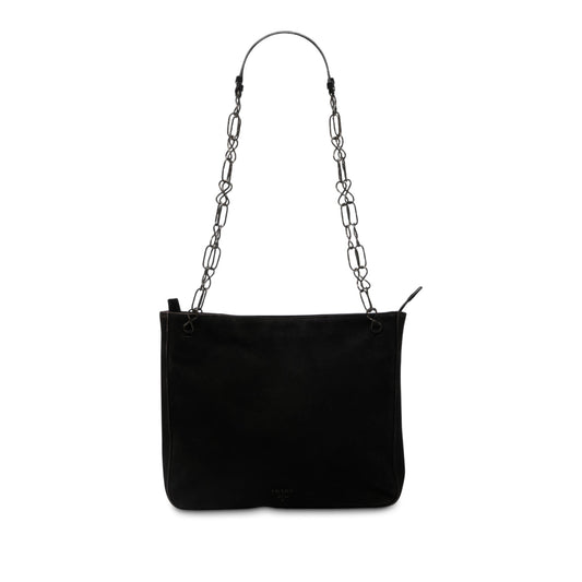Prada Suede Chain Shoulder Bag