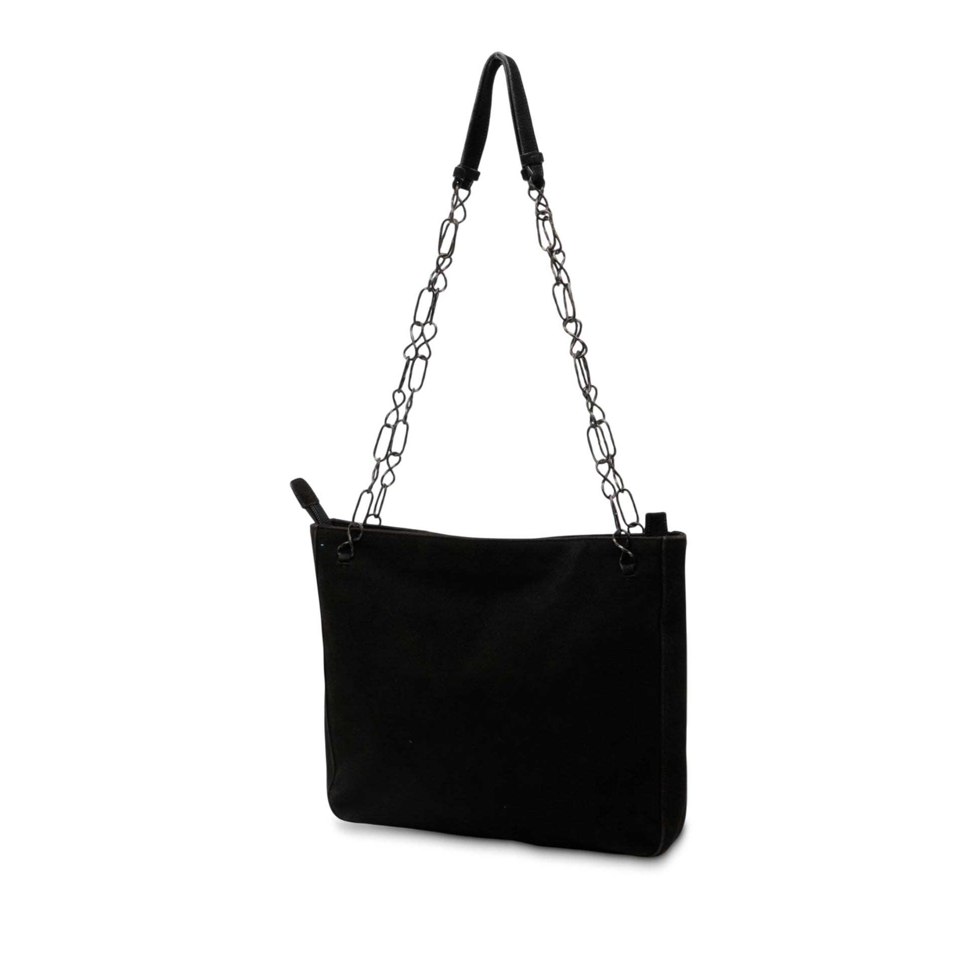 Prada Suede Chain Shoulder Bag