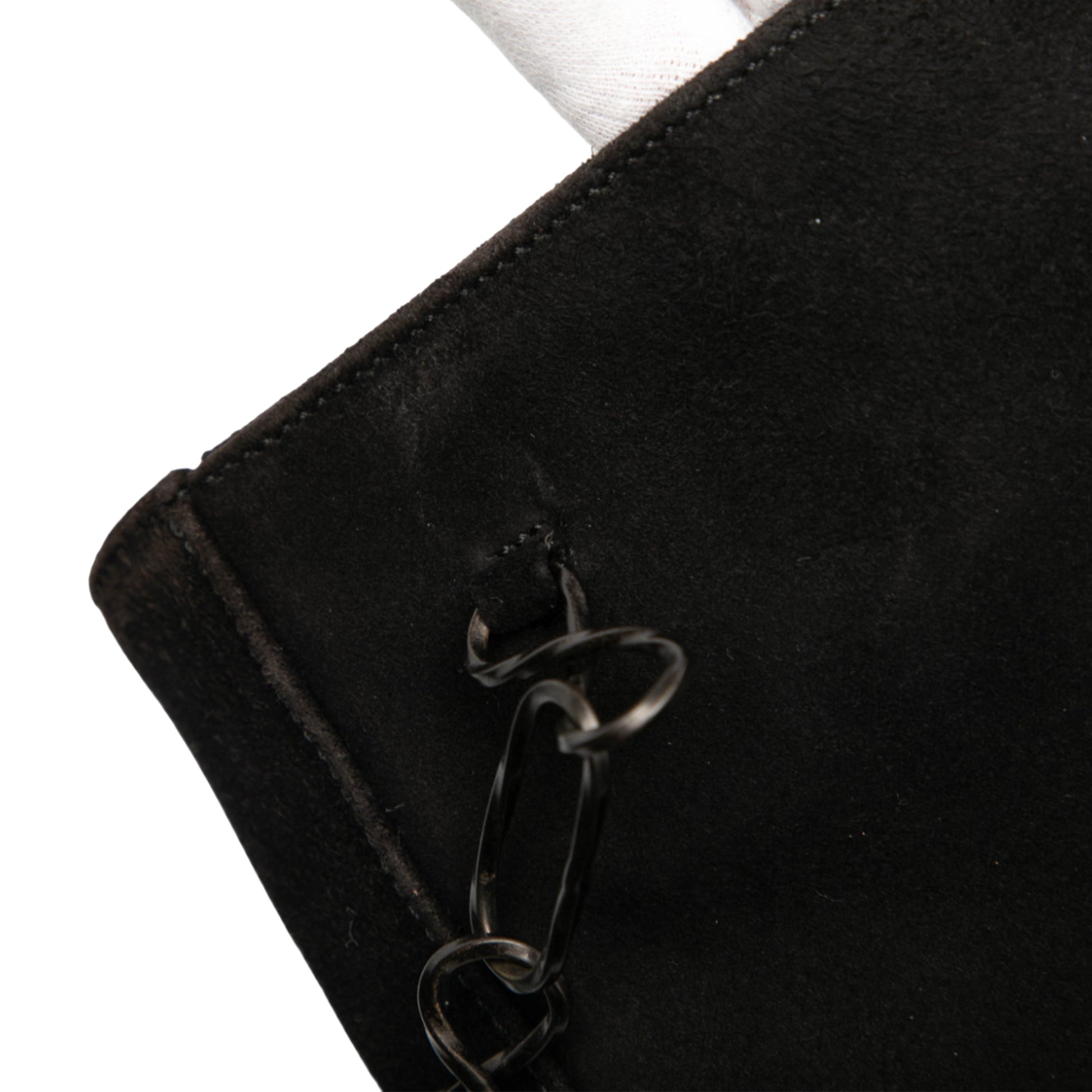 Prada Suede Chain Shoulder Bag