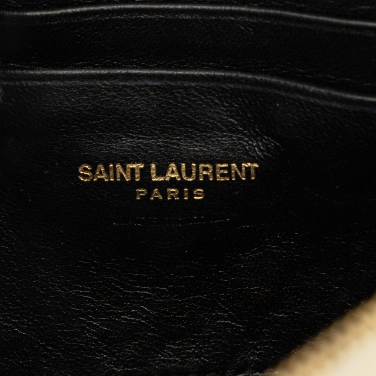 Saint Laurent Mini Grain de Poudre Monogram Lou Tassel Camera Bag — White