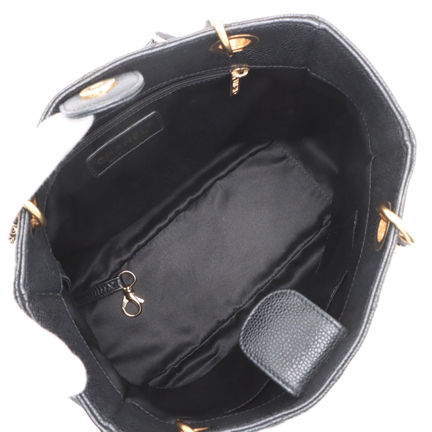 Chanel Caviar Petite Shopping Tote