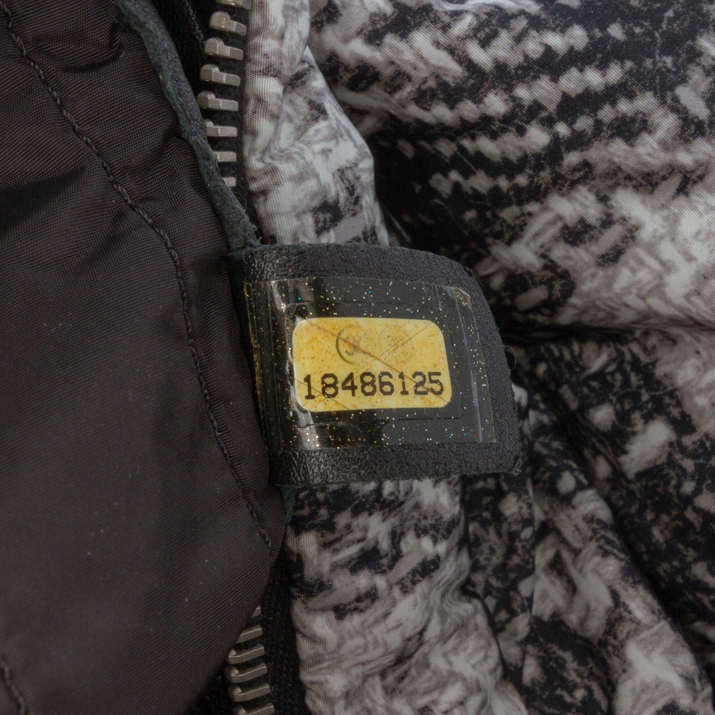 Chanel CC Tweed Print Nylon Single Flap