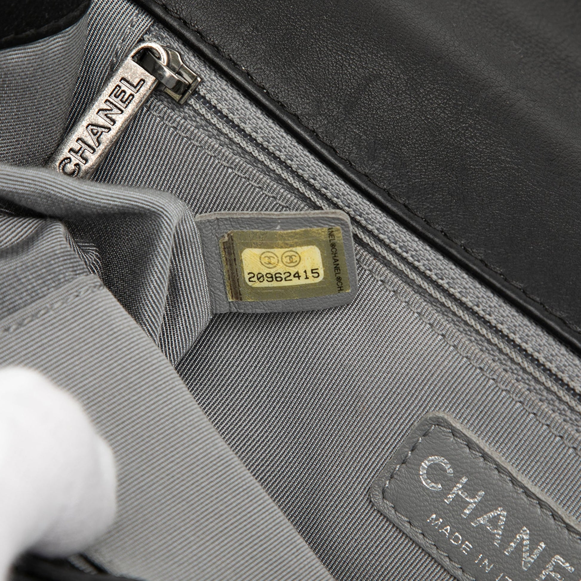 Chanel Medium Quilted Calfskin Wild Stitch Boy Flap