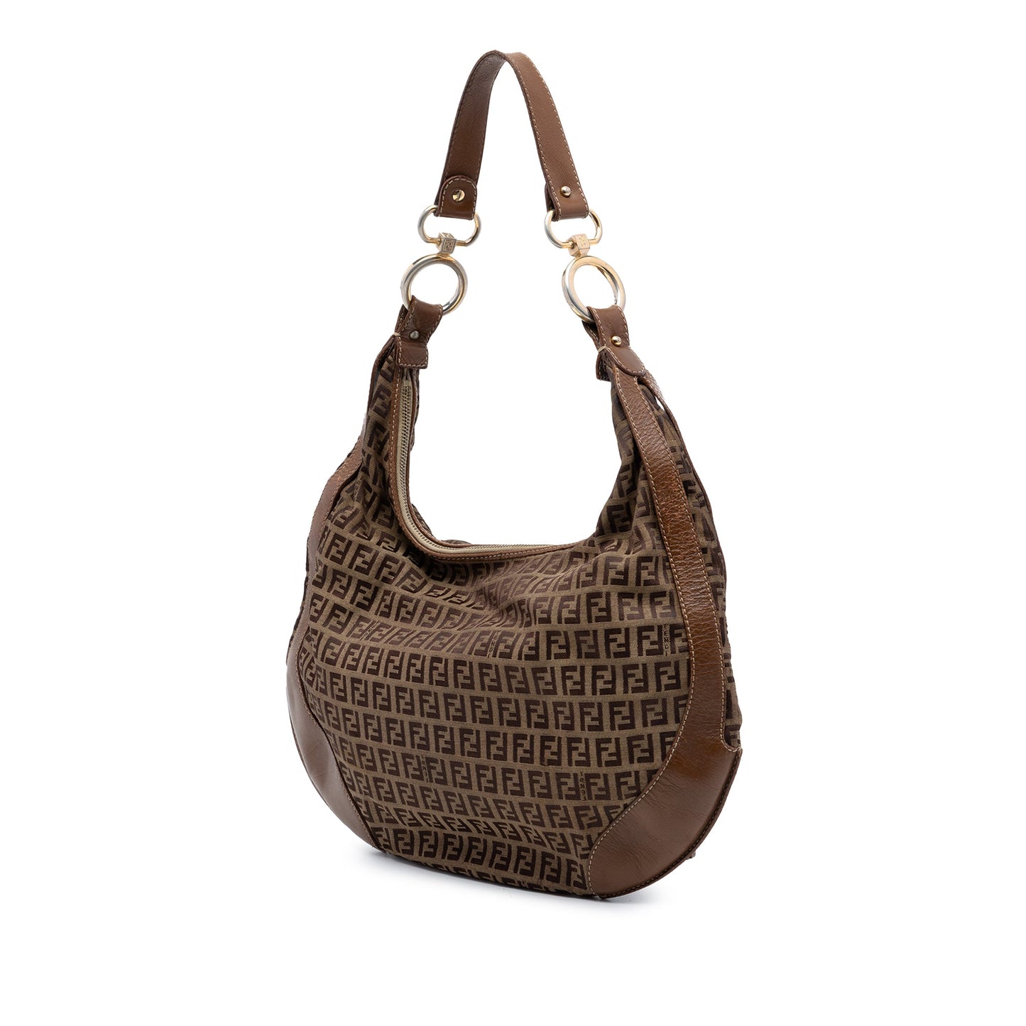 Fendi Zucchino Canvas Chef Pocket Hobo