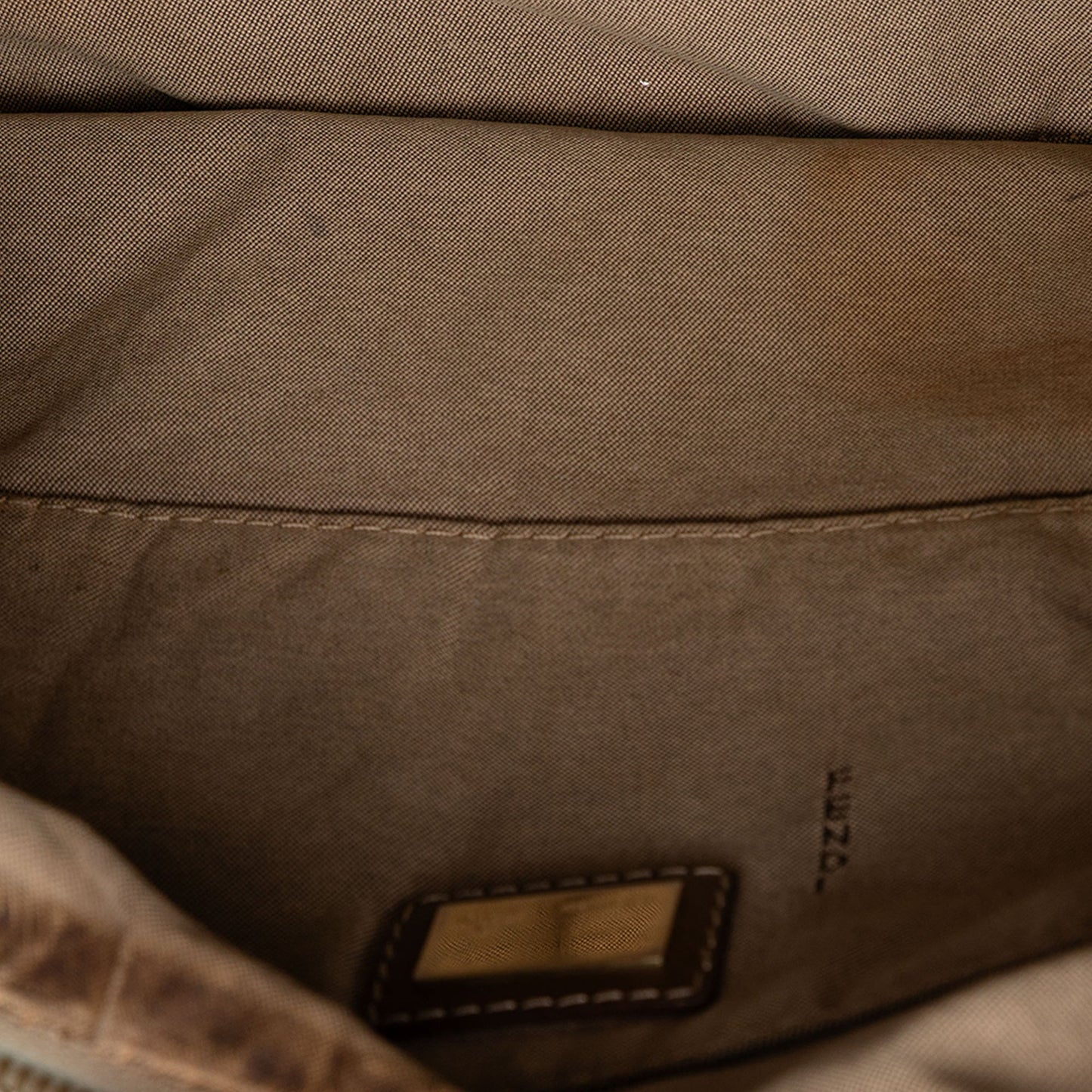 Fendi Zucchino Canvas Chef Pocket Hobo