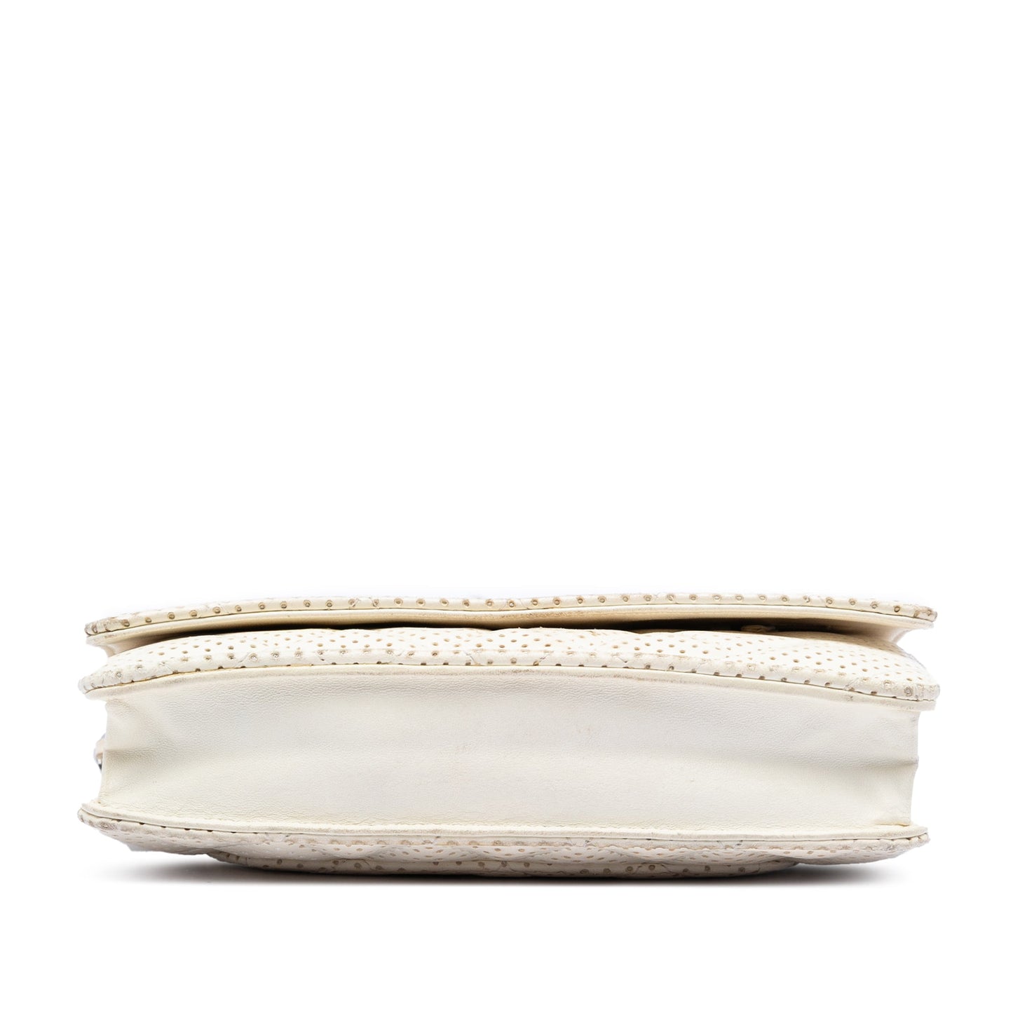 Chanel CC Quilted Perforated Lambskin Wallet On Chain