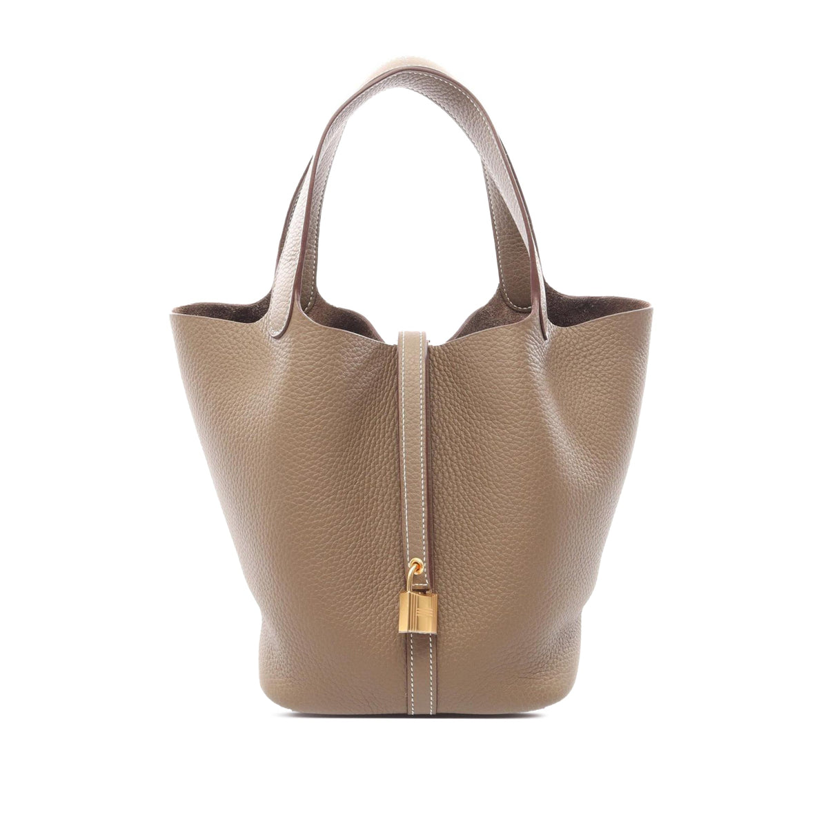 Hermès Clemence Picotin Lock 22 — Gray