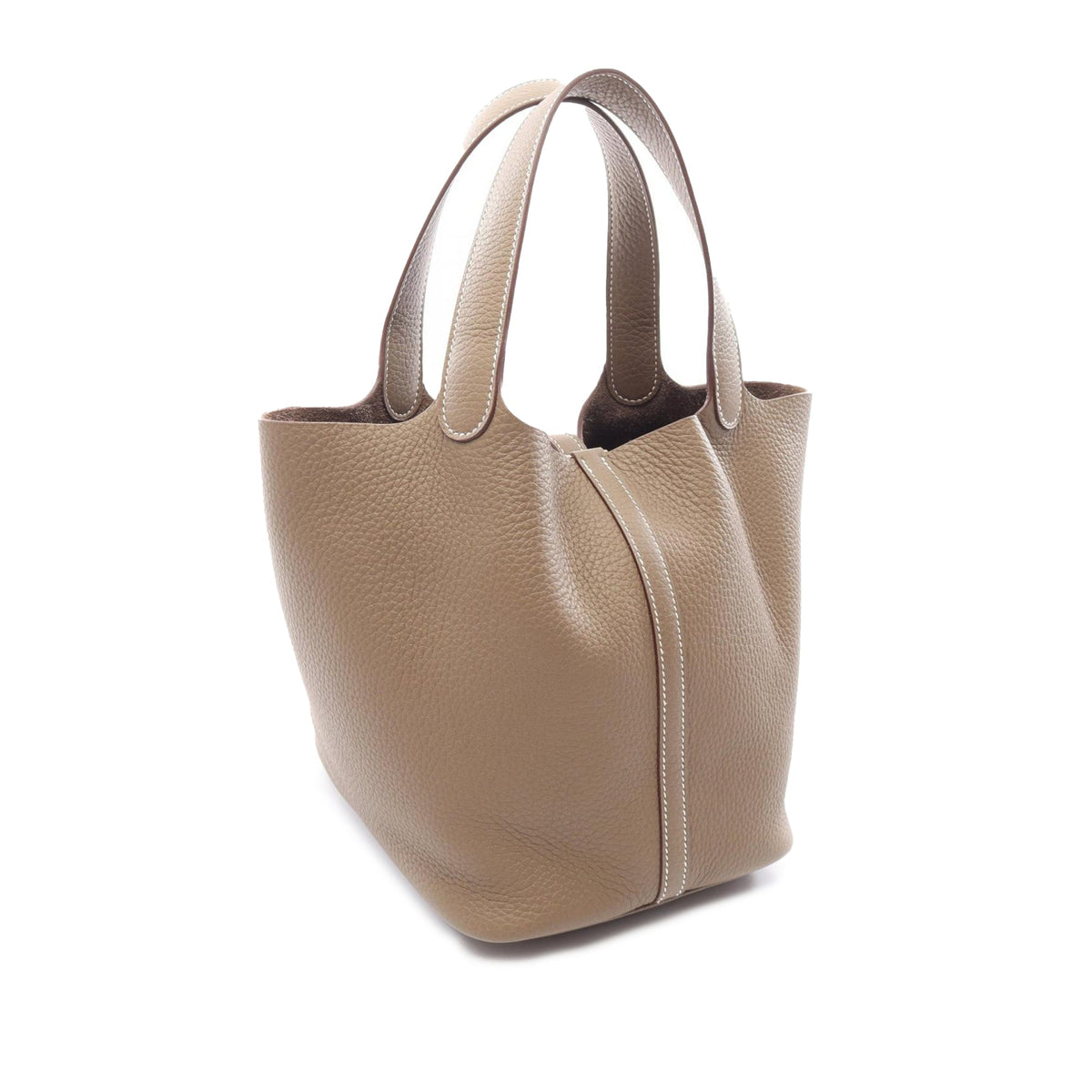 Hermès Clemence Picotin Lock 22 — Gray