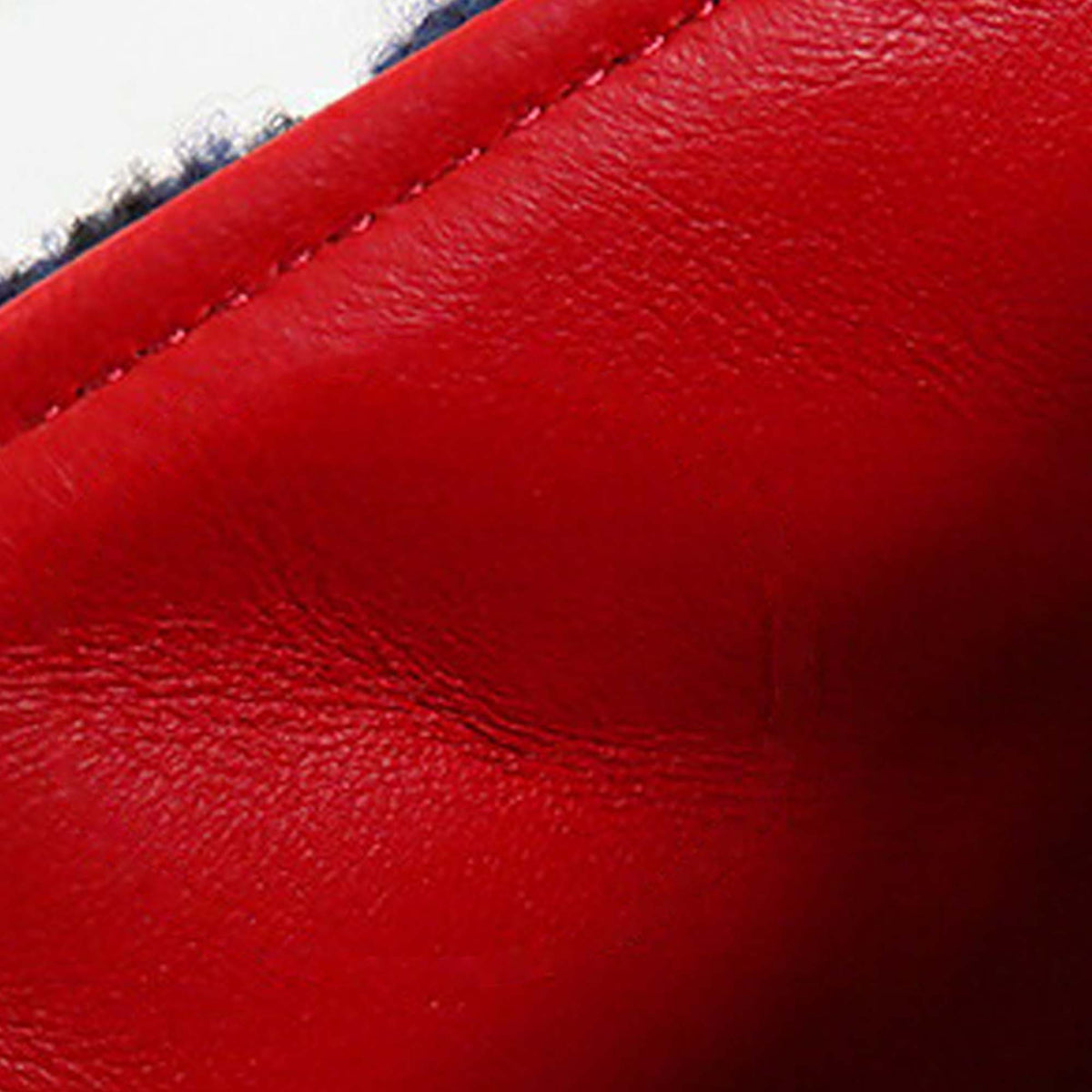 Chanel Mini Rectangular Classic Tweed Plaid Single Flap — Red