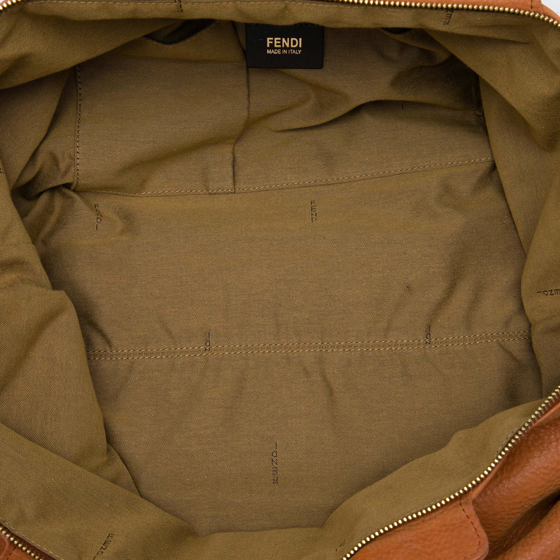 Fendi Medium FF Nubuck Chains Tote