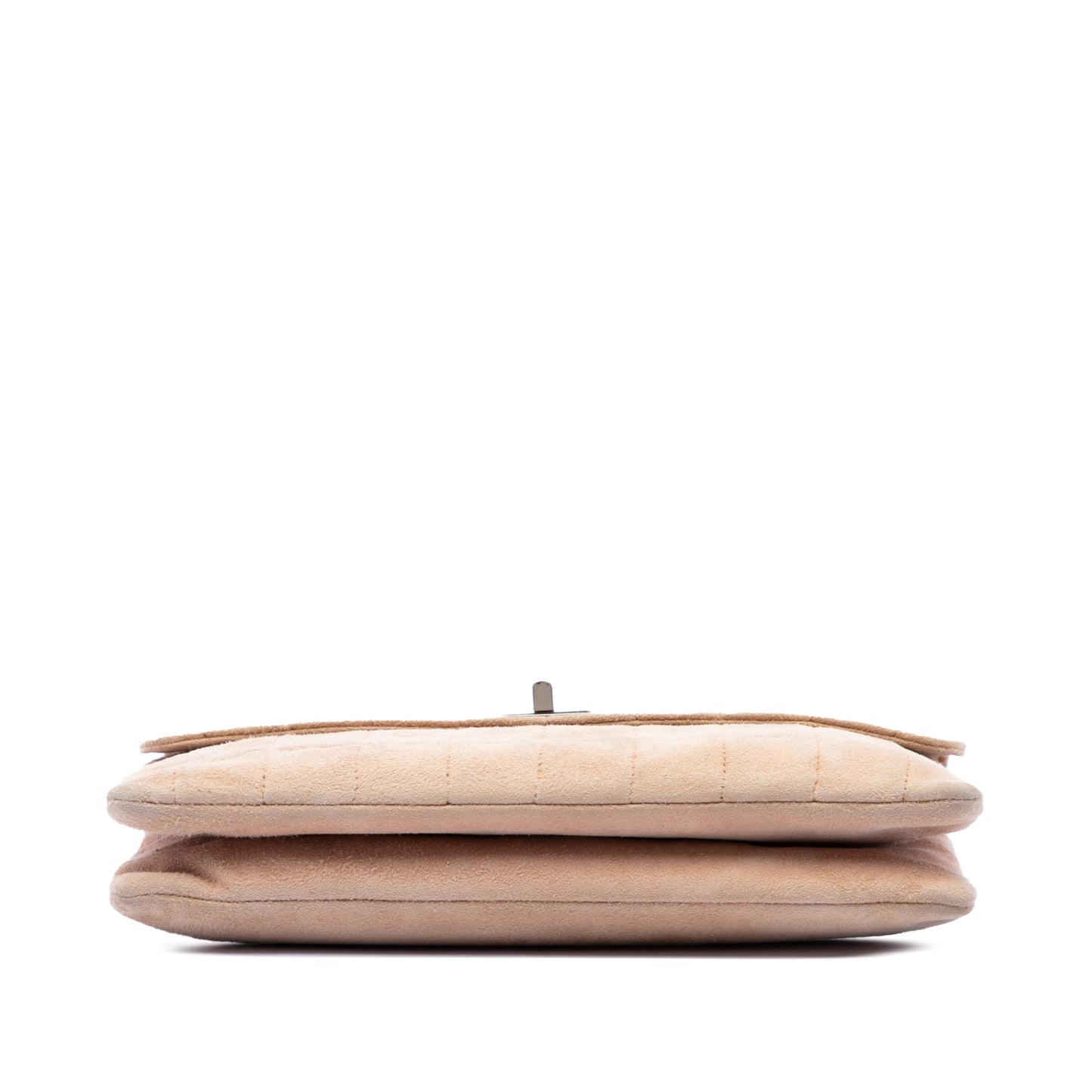 Chanel Choco Bar Suede Mademoiselle Turnlock Flap