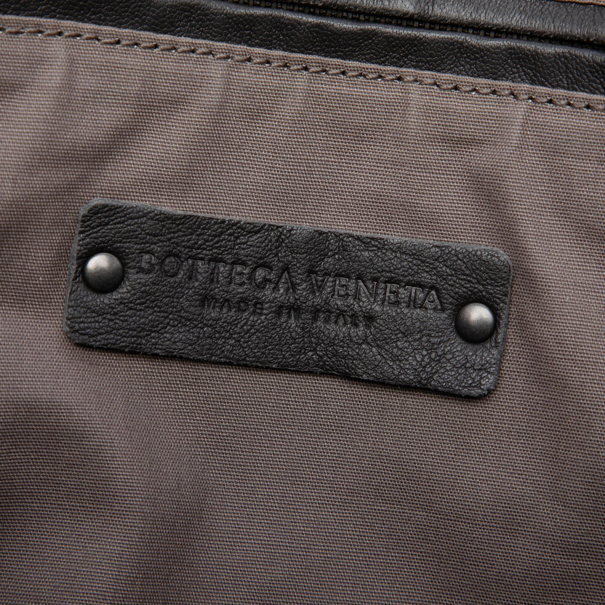 Bottega Veneta Bicolor Intrecciato Trimmed Nappa Business Bag
