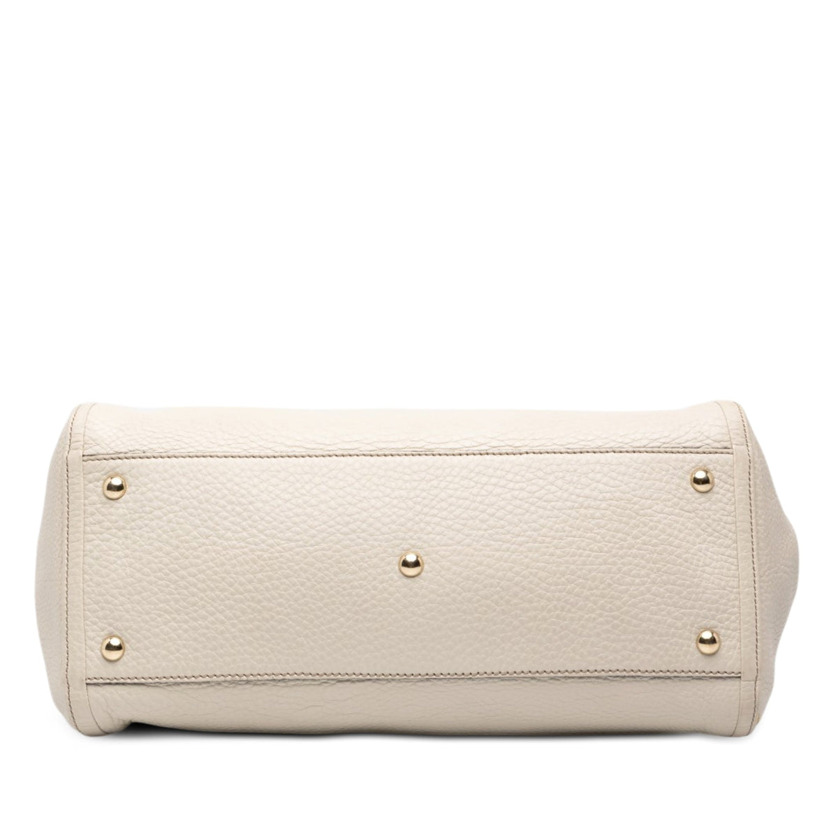 Gucci Medium Calfskin Soho Cellarius Tote — White