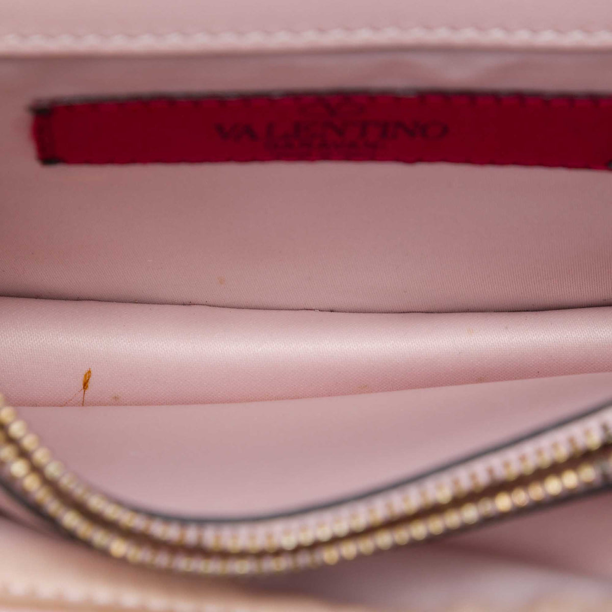 Valentino Leather Rockstud Chain Pouch
