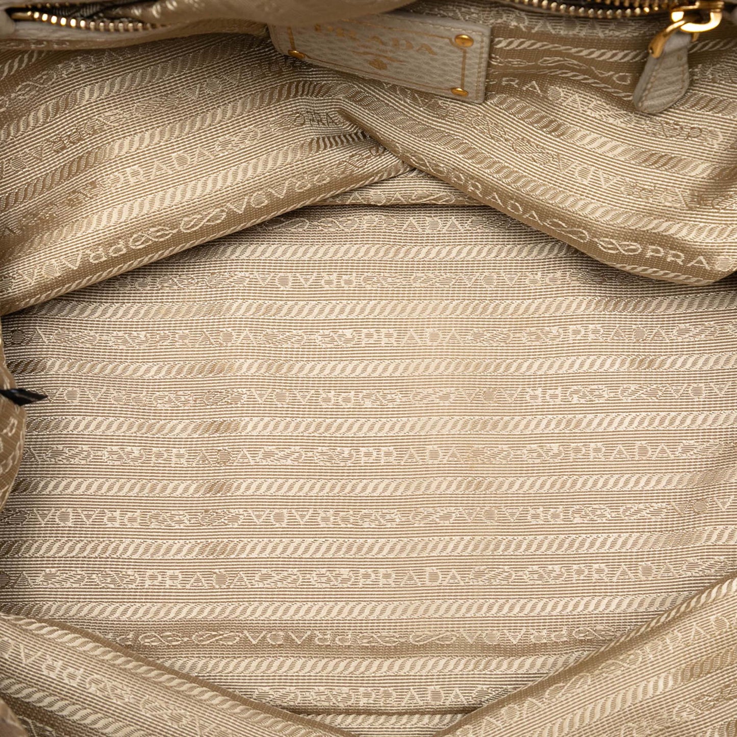Prada Canvas Canapa Logo Satchel