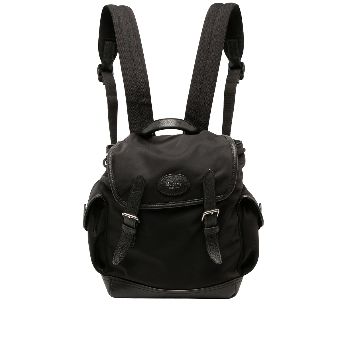 Mulberry Mini Nylon Heritage Backpack — Black