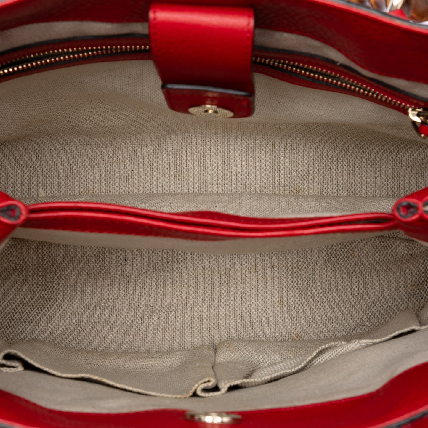 Small GG Canvas Diana Bamboo Top Handle Tote
