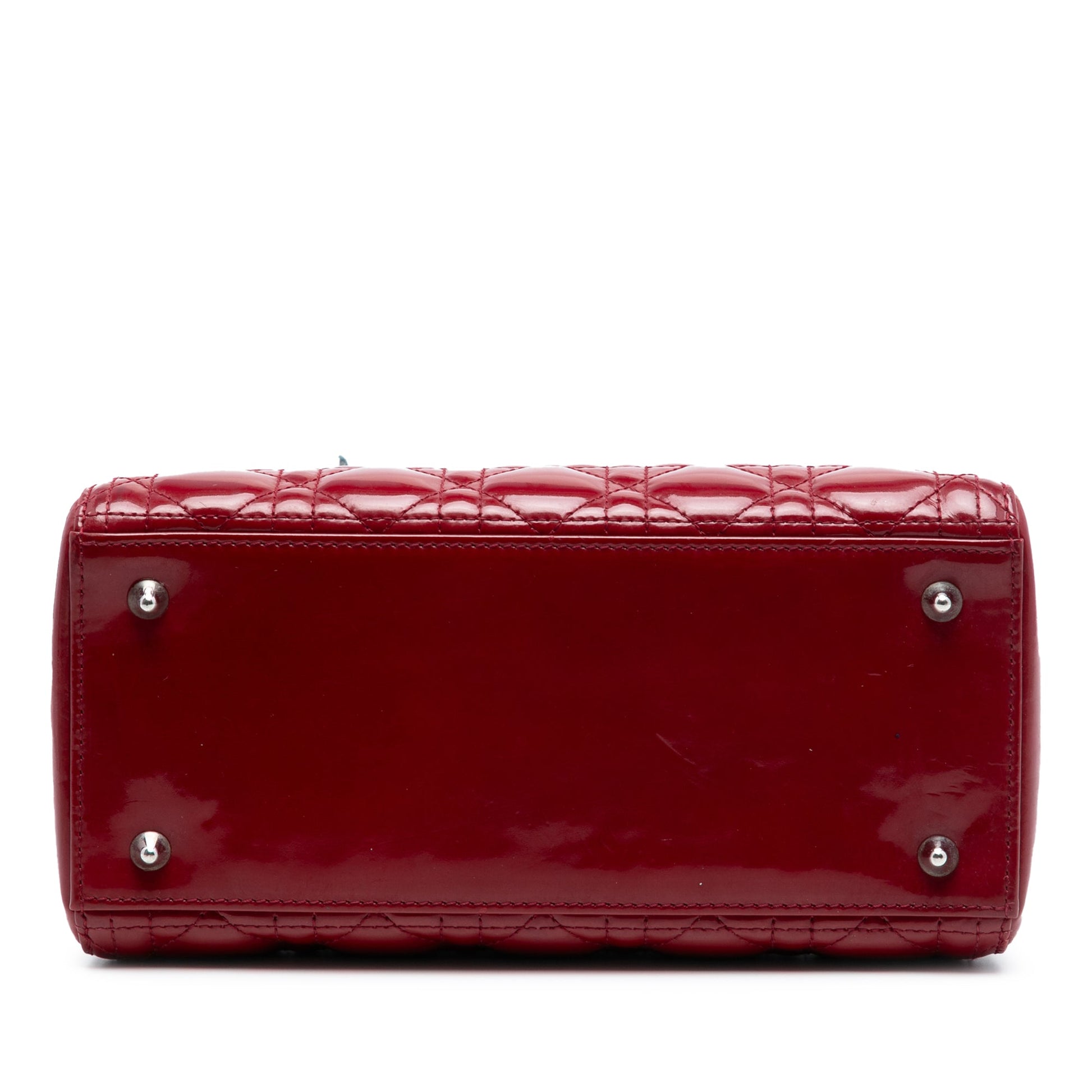 Dior Medium Patent Cannage Lady Dior