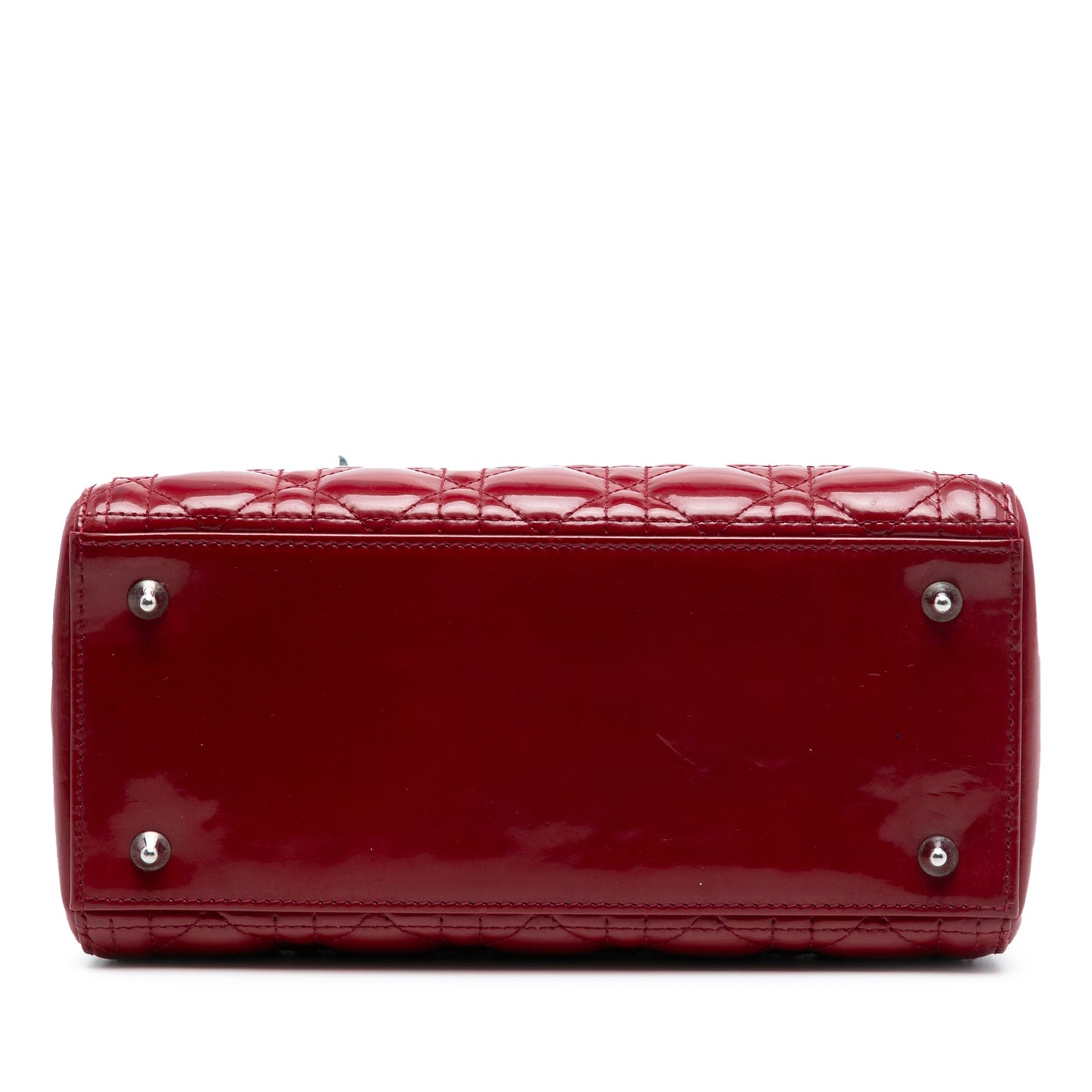 Dior Medium Patent Cannage Lady Dior