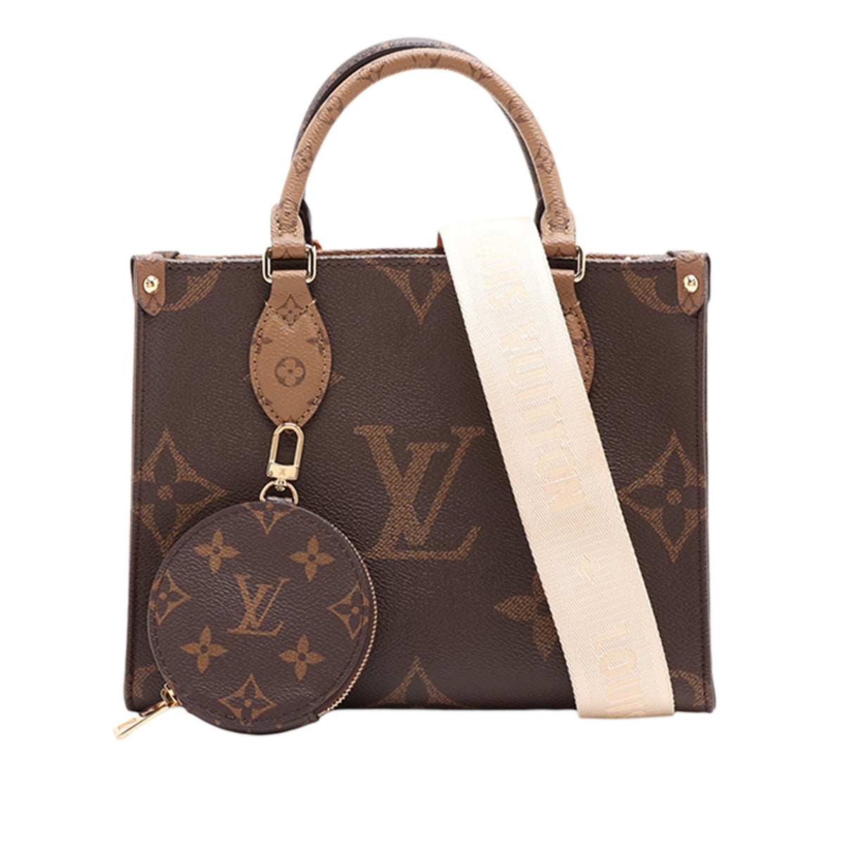 Louis Vuitton Monogram Reverse Giant OnTheGo PM — Brown